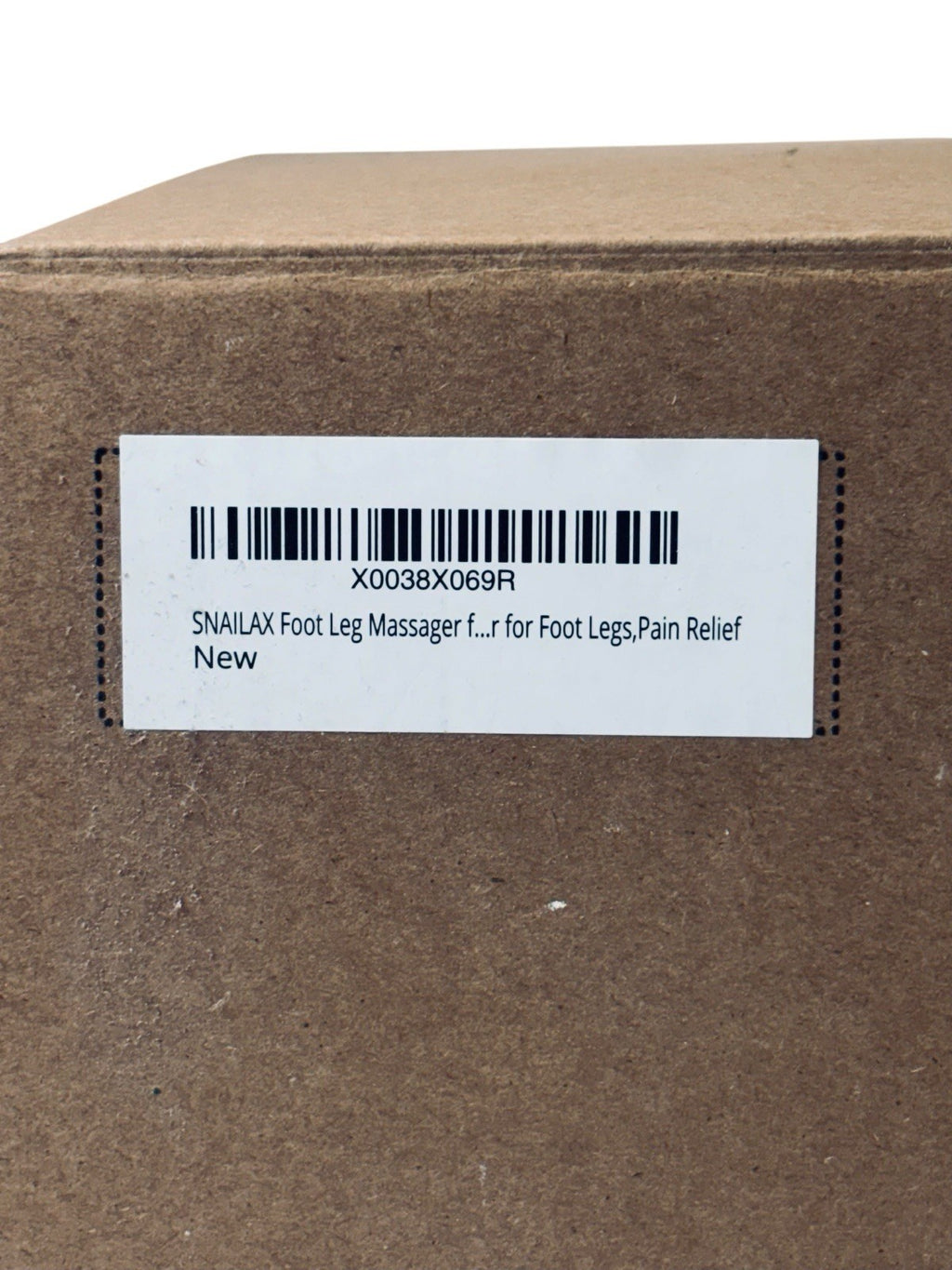 SNAILAX Foot & Leg Massager Model: SM-512F/Power 24W/Sz. 13.4" X 7.5" MINT CONT
