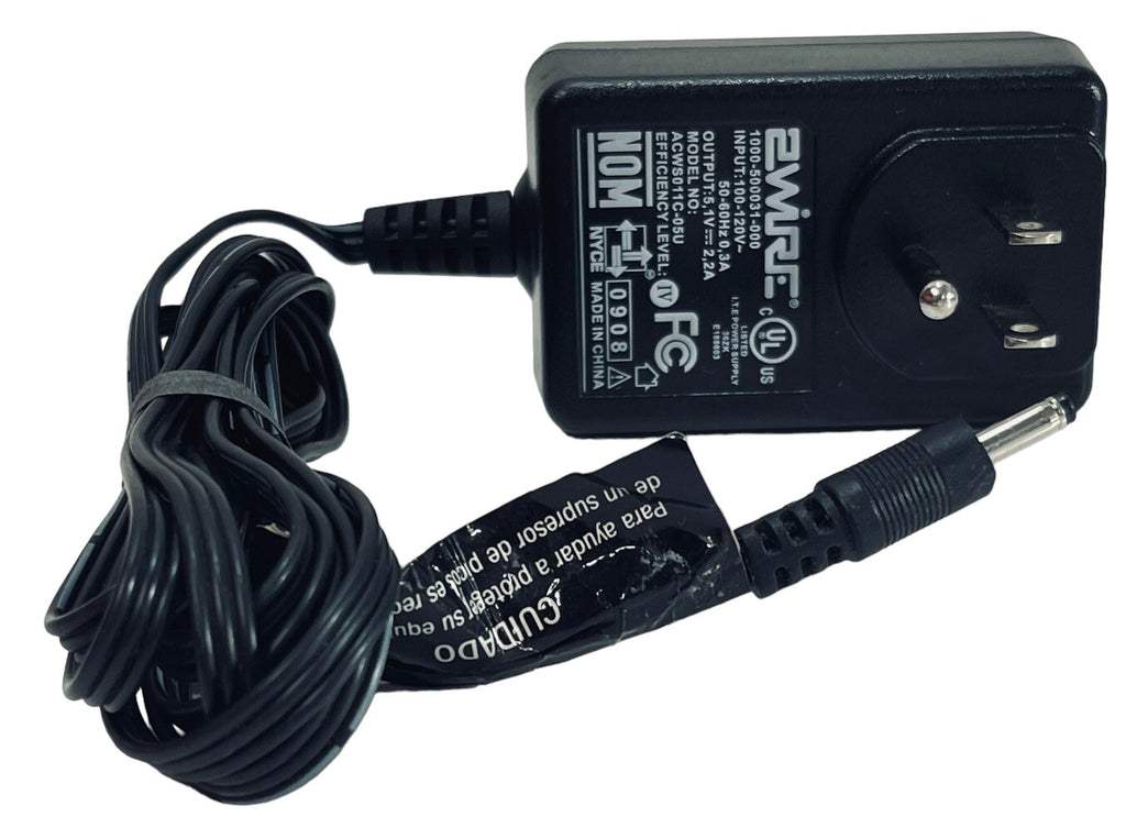 2-WIRE AC Power Supply Adapter Charger Cord ACWS011C-05U Output 5.1V- 2.2A WORKS