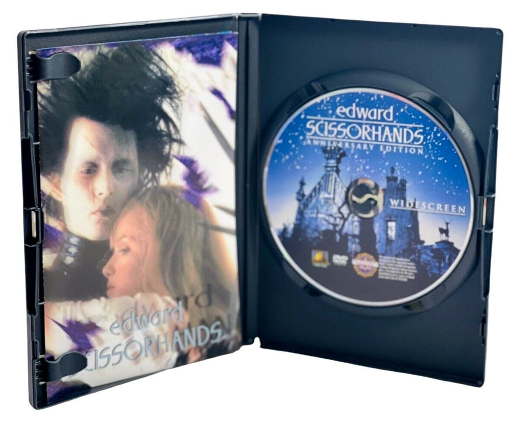 Edward Scissorhands DVD, 10th Anniversary Edition, 2005 Widescreen Sensormatic