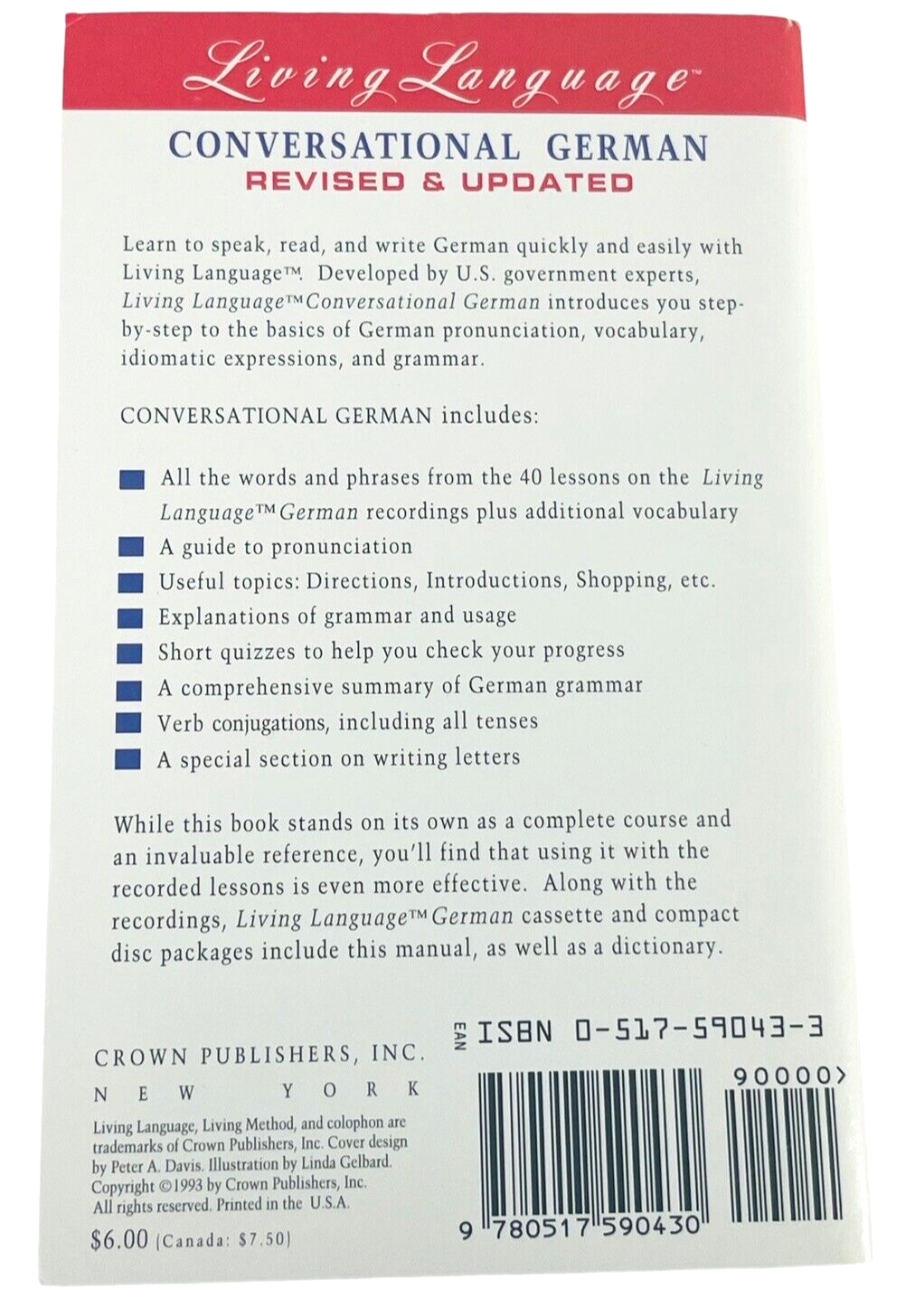 Couse in GERMAN Completed by Walter Kleinman ~ 1993 Revised & Updated