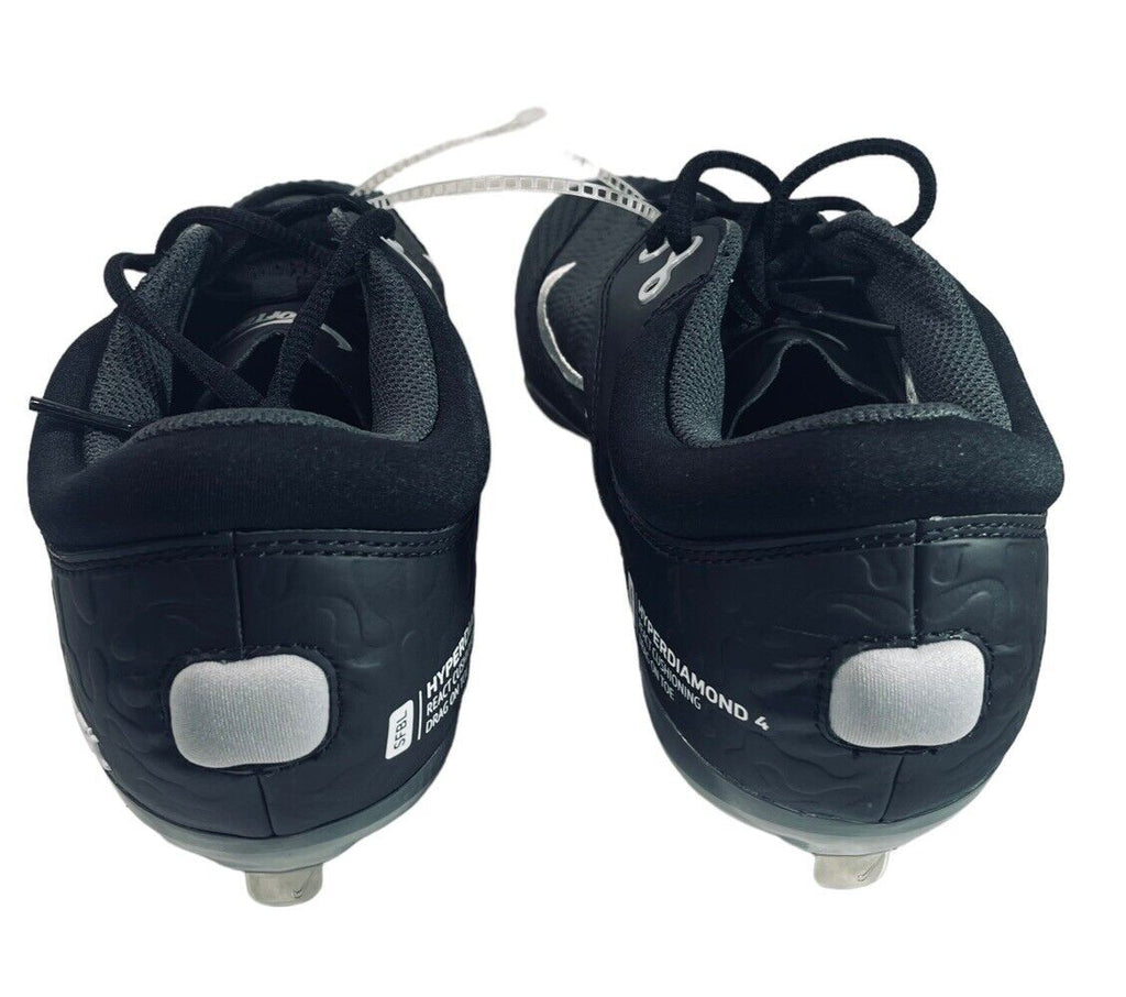 NIKE Softball Metal Cleats Wmn's Size 10 SFBL Hyperdiamond 4 React, CZ5917-010|