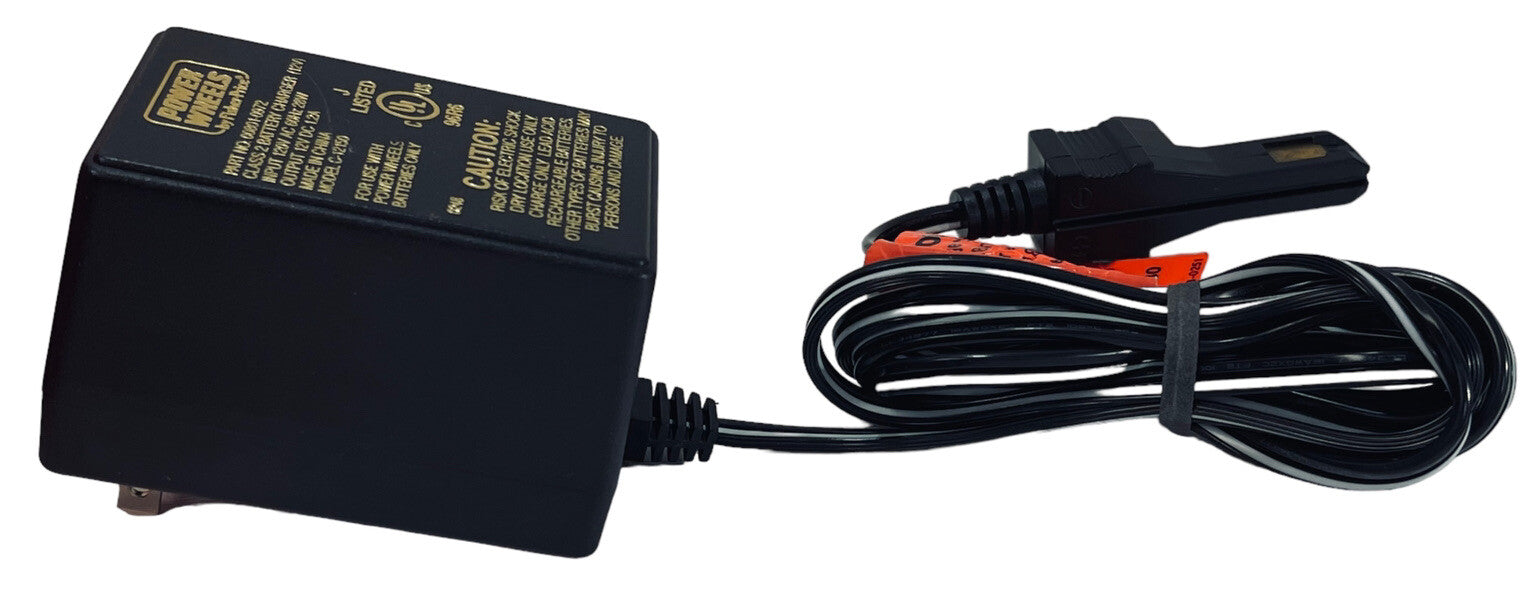 Fisher Price Power Wheels Battery Charger Model: C-12150 ~ (12V DC 1.2A), WORKS.