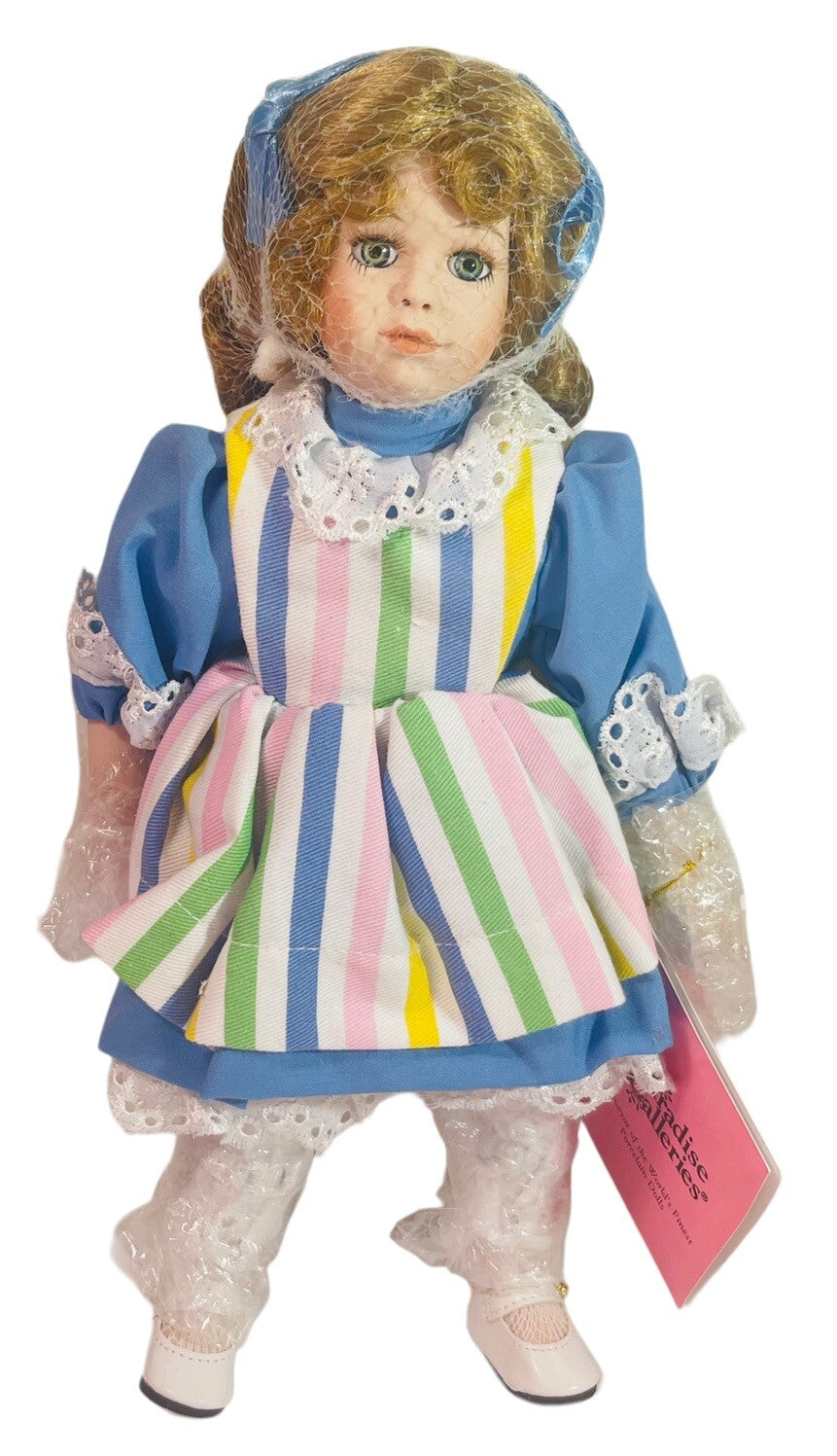 NEW Carousel Kids ALICIA 10" Porcelain Doll & Carousel Horse By: Paradise Galler