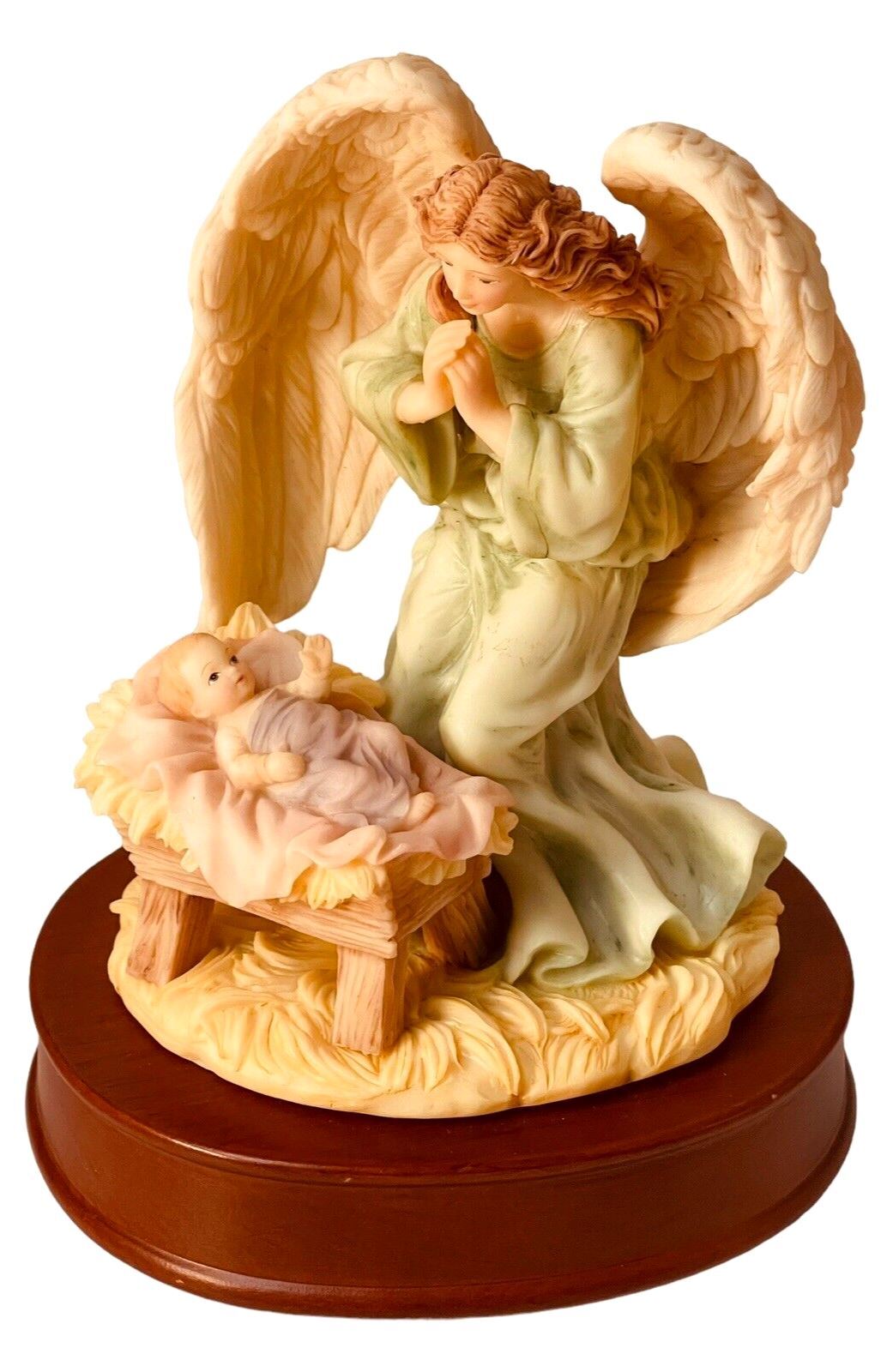 Roman Seraphim Classics Angel Francesca “Loving Guardian” WINDUP Music FIGURINE