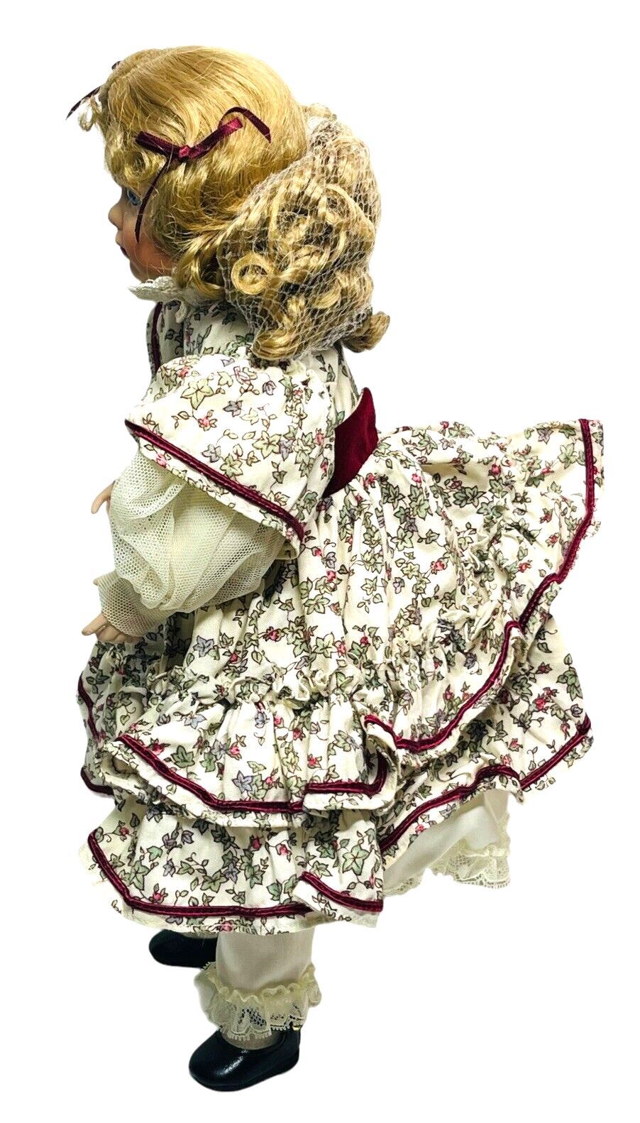 LITTLE WOMAN COLLECTION 1994 PORCELAIN DOLL AMY No 4848FA w/CERTIFICATE