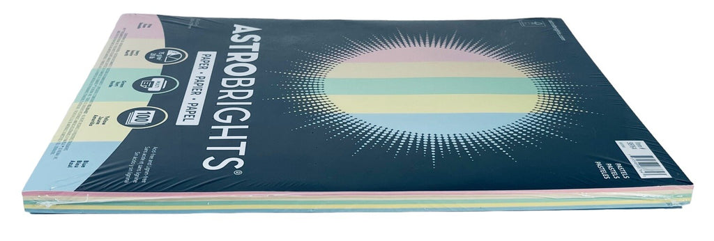 Pastel Colors Copy Paper 100 sheets 8.5 × 11in. ASTROBRIGHTS Item # 98764