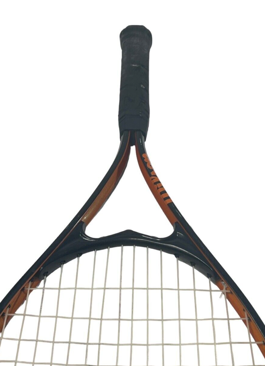Wilson Titanium XL Tennis Racket 63 4 3/8, V-Matrix (VCV)~STOCK SHOCK SLEEVES.