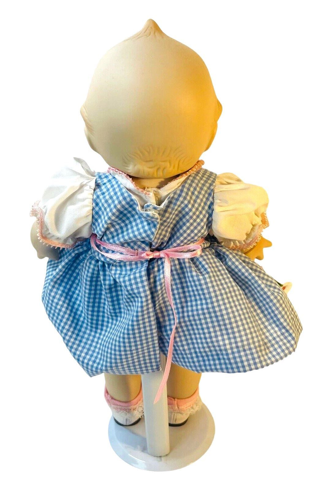 KEWPIE PORCELAIN DOLL 11” ©JESCO 1997 (100% PORCELAIN) W/ORIGINAL BOX/STAND