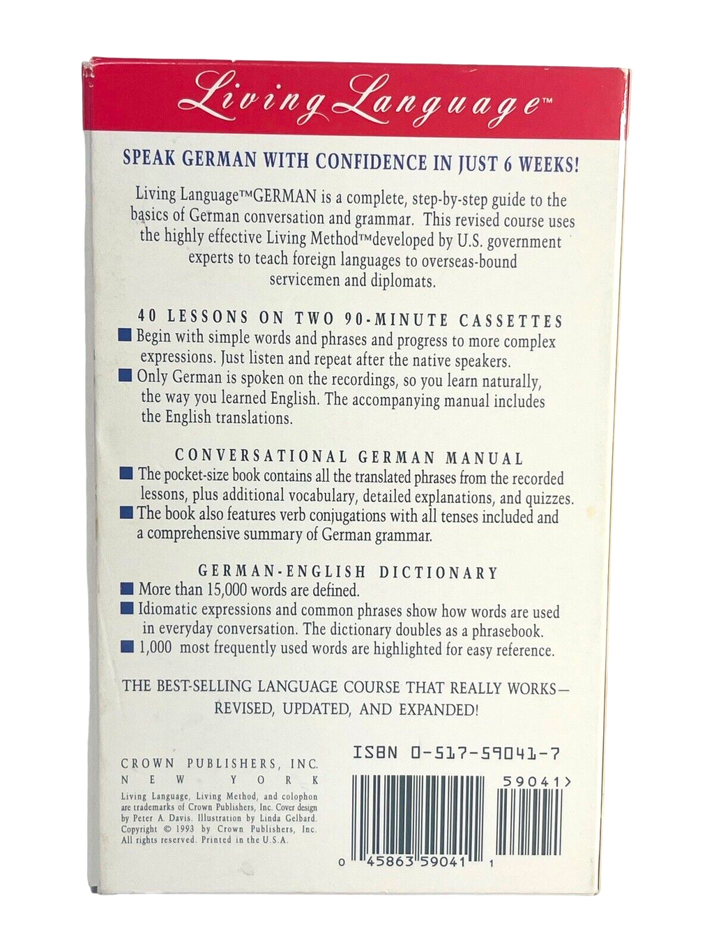Couse in GERMAN Completed by Walter Kleinman ~ 1993 Revised & Updated