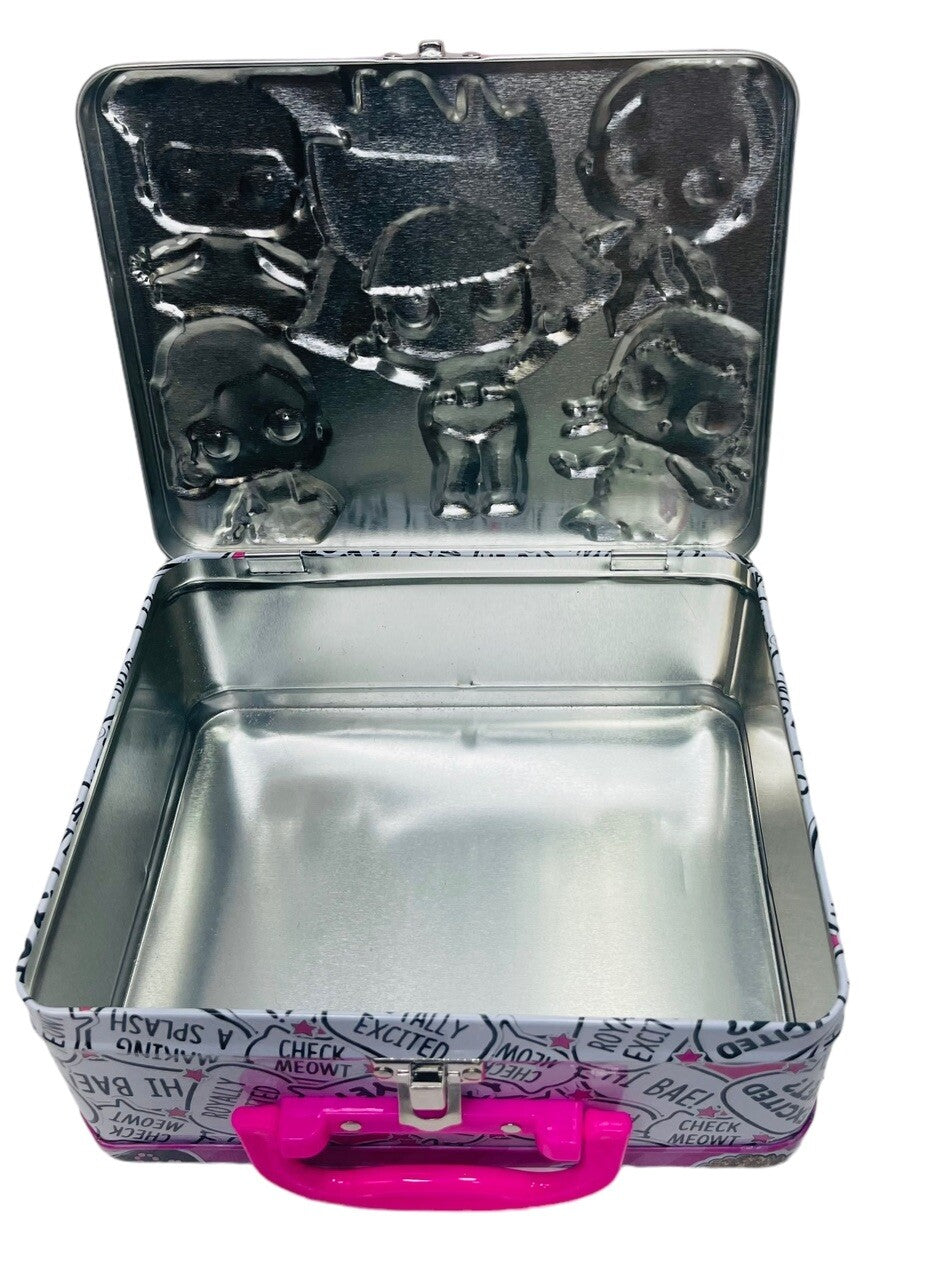 2 LOL Mini Dolls, LOL Surprise Tin Lunch Box, & 48 Pc Cardinal Puzzle.