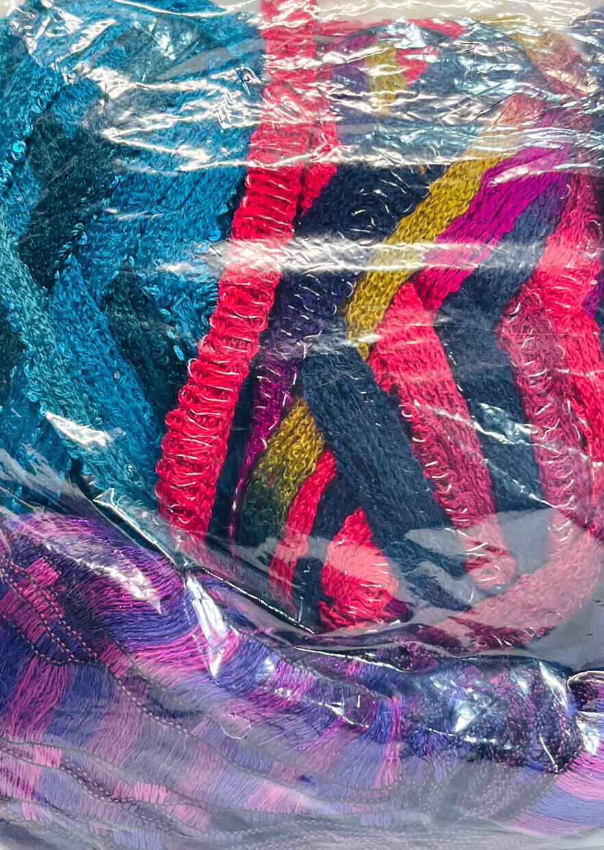 100% Mix Fibers Yarn Make 5-Scarves Net Weight 16 Oz. Fashion Pack