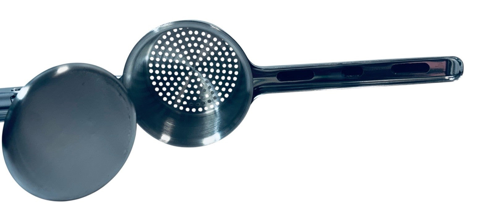 PRIORITY CHEF Stainless Steel Potato/Vegetable Ricer Masher Rubber Grip, 1/2 Cup