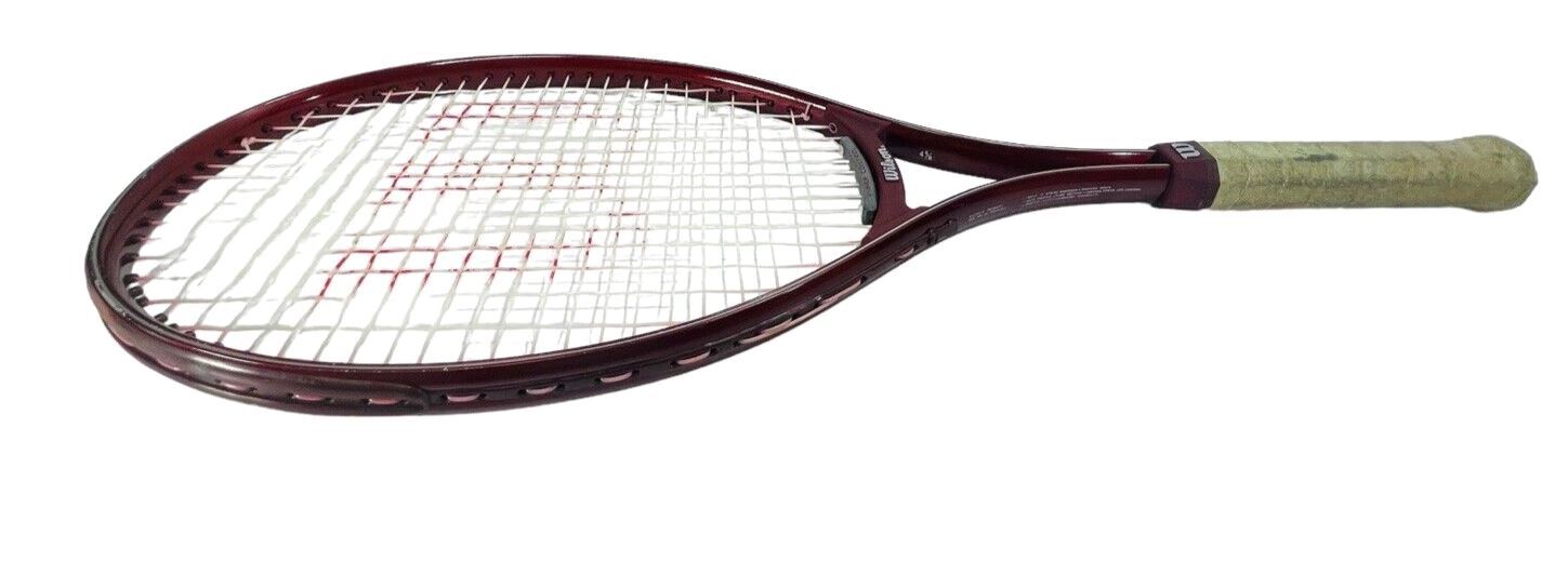 Wilson PRO 96 Tennis Racquet 4 5/8 VIBRA CONTROL + Beta Gel Handle ~ VINTAGE