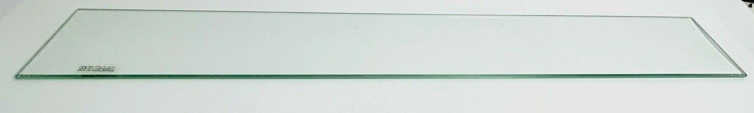 Tempered Glass Wall Shelf, Military Model Fighter Jet Design L23'' X W23" MINT