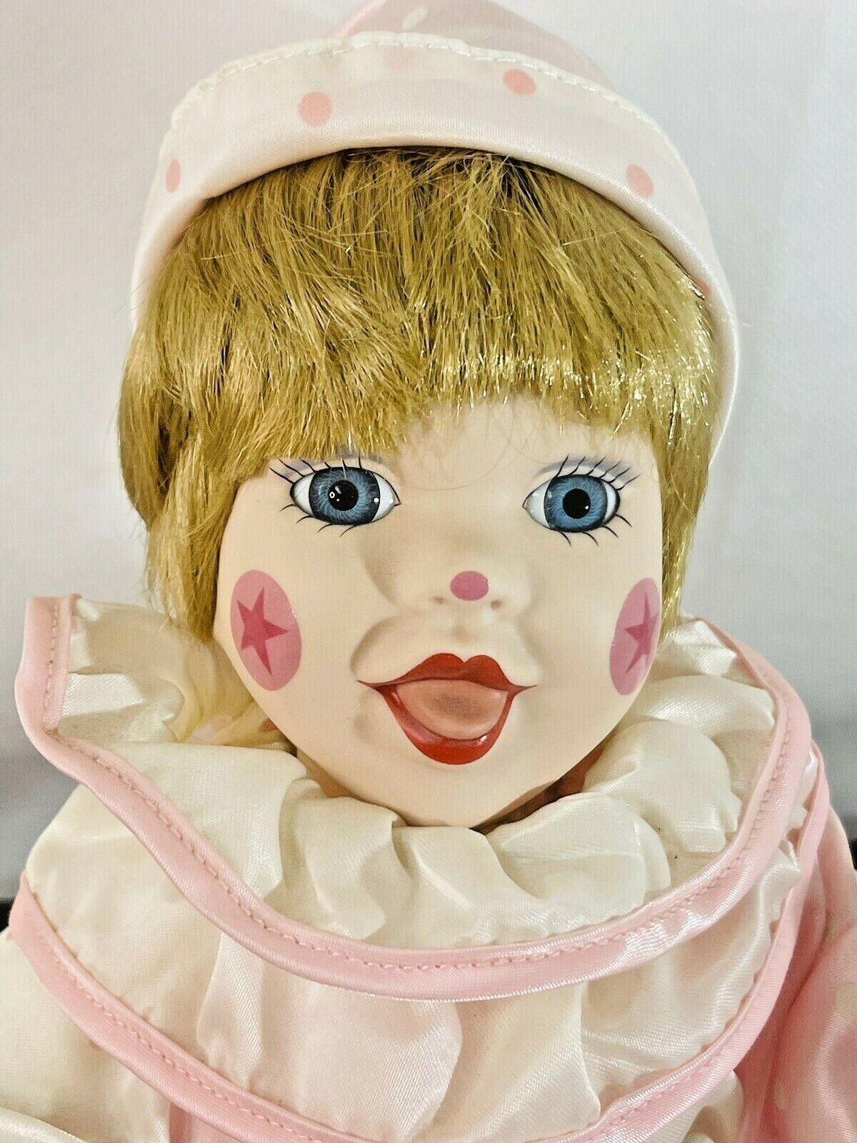 1991 Ashton-Drake Porcelain Clown Doll "SPARKLES"2230HT By: Mary Tretter