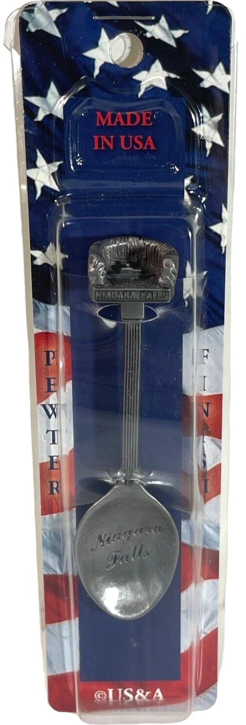 NIAGARA FALLS Souvenir Spoon 3.5" ~ Collectible ~ IN ORIGINAL PACKAGE-PREOWNED.