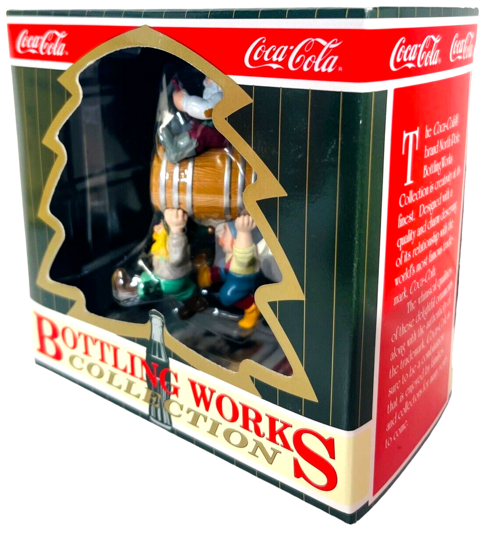 COLA-Coca Cola BOTTLING WORKS ELVES WORK TO DELIVER NORTHPOLE Ornament