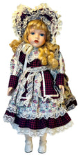 Porcelain Blonde Doll 19 Inch - Weigh 1.12lbs.
