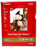 GLOSSY II Photo Paper Plus 8-1/2 x 11~Pack of 20 (ONLY 15) Sheets Canon PP-201