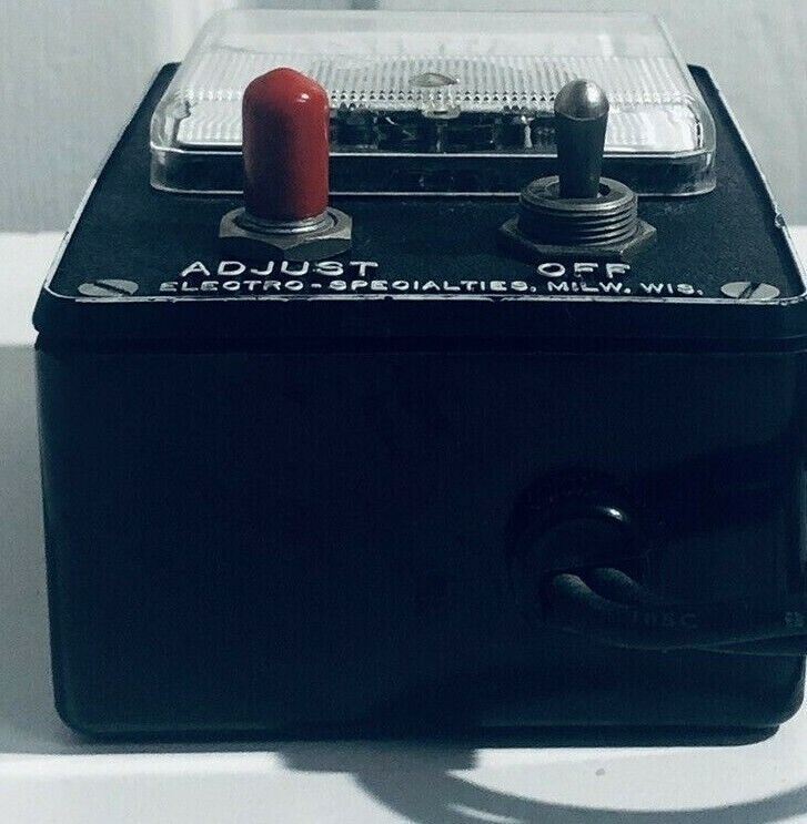 Electro OHMS Specialties Meter PC-2 MILW/WIS w/On & Off Switch ~ VINTAGE~WORKS