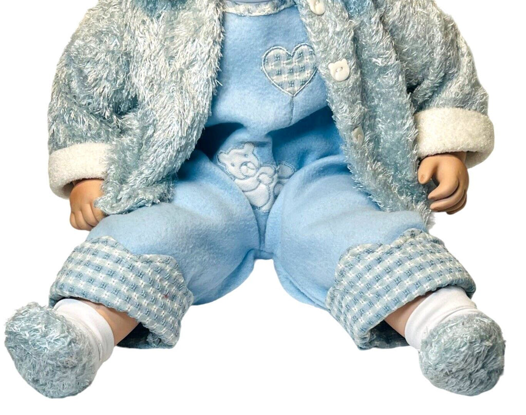 LIFELIKE Porcelain Boy Doll 20" Blonde Hair Wt. 3.7lbs) By: Cathay Collections