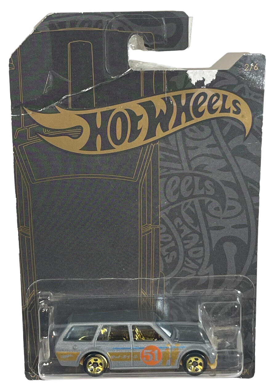 ‘71 DATSUN 510 WAGON Satin & Chrome Series 2/6 "2018 Hot Wheels - BRAND NEW".