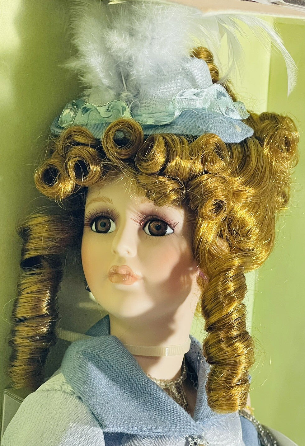 Genuine Doll Porcelain Red Head Limited Collector's Edition Collectible Memories