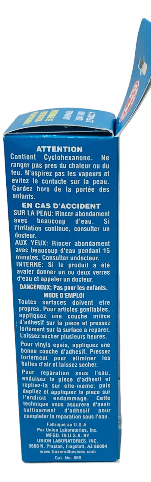 Swimming Pool Repair Kit, (Vinyl) Boxer Adhesives Under Water 2-Ounces BRAND NEW