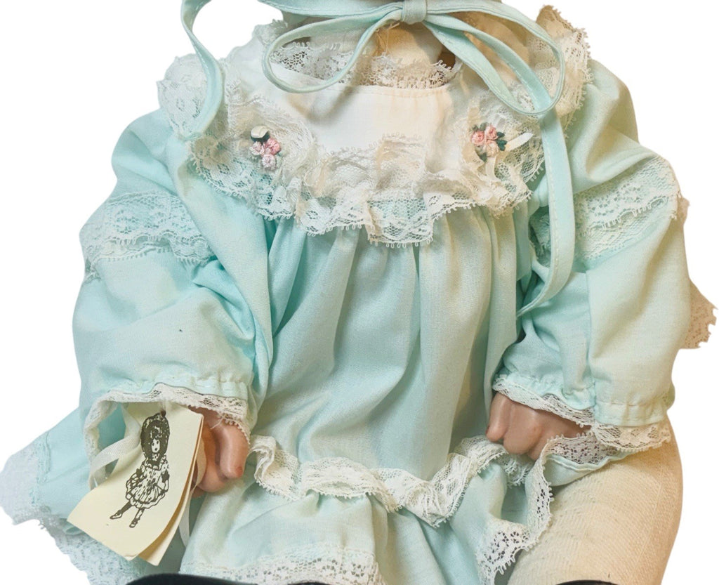 Sugar Britches Boots Tyner 1986 Porcelain Baby Doll 18" Sleeping Baby 3.5Lbs.