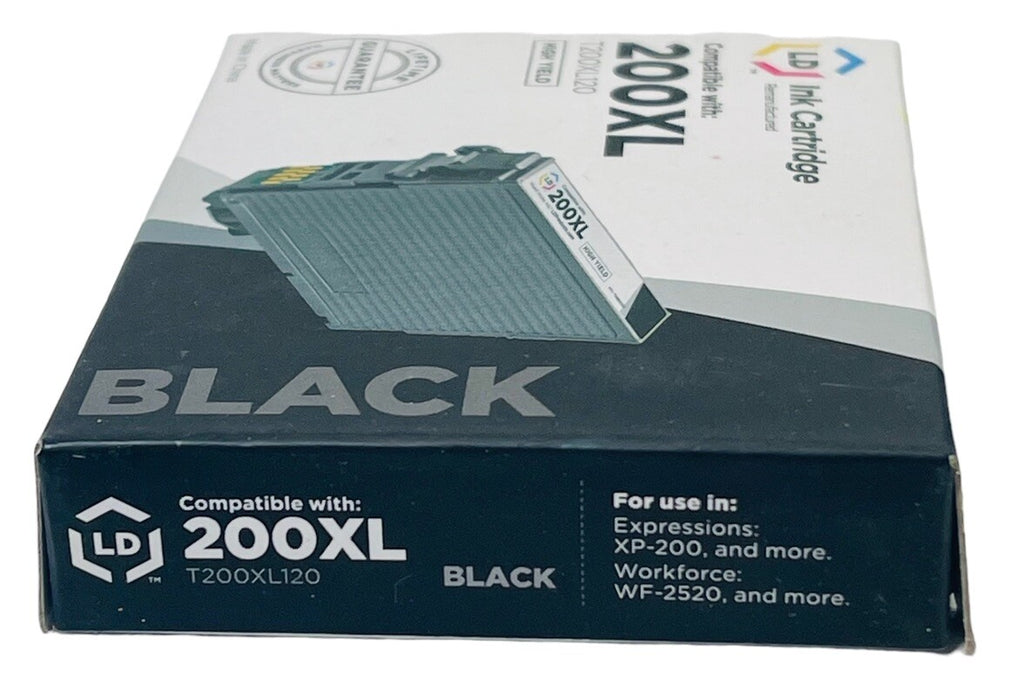 BLACK Ink Cartridge TM Compatible w/200XL T200XL120, HIGH YIELD - LD