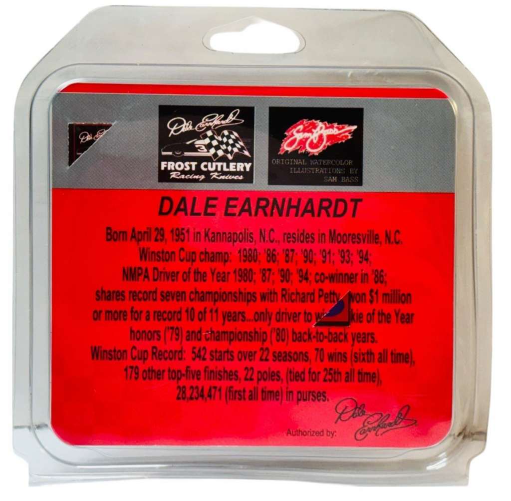 Dale Earn Frost Cutlery Folding Pocket Knife  w/Collector Card, Sam Bass Design