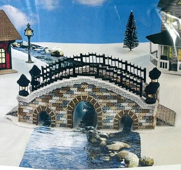 Cross Needle Stitch Plastic Canvas Kit "Arched Bridge" #21187 - Sealed