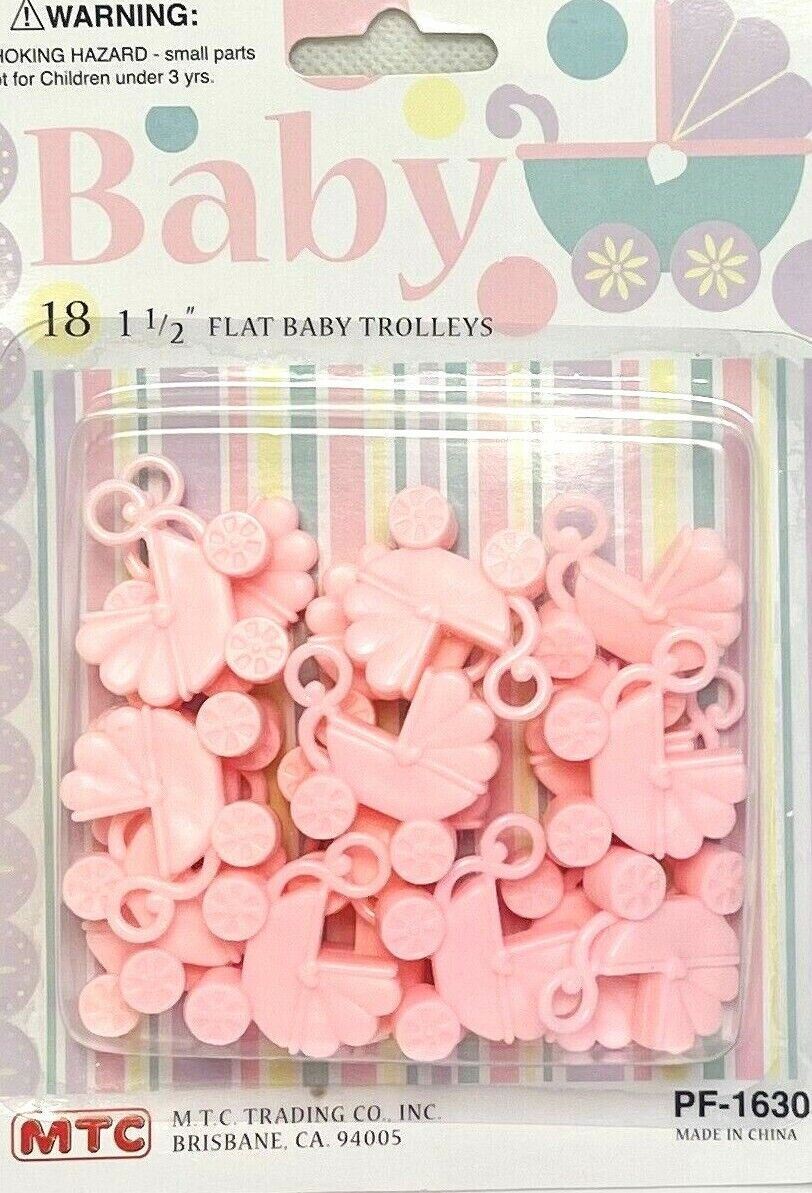 BABY GIRL SHOWER FAVORS Lot Of 7 "FACTORY SEALED PACKAGES"