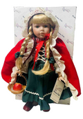 Little Red Riding Hood Doll w/Wicker Basket, Original Box Duck House Heirloom