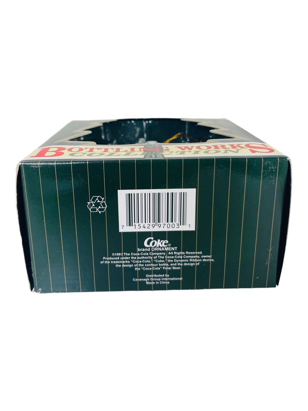 COLA-Coca Cola BOTTLING WORKS ELVES WORK TO DELIVER NORTHPOLE Ornament