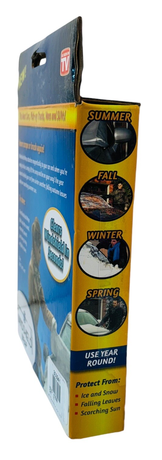 WindShield Car Wrap!  Magnetic Snaps AS SEEN ON TV "NEW IN BOX NEW IN BOX".