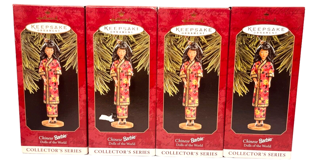 Chinese Barbie Dolls of the World Ornament 1997 Hallmark Keepsake - BRAND NEW