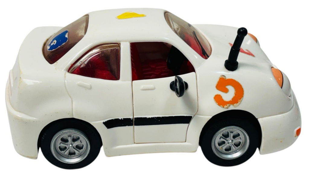 VINTAGE CHEVRON CAR #1 SAM SEDAN 1996 WHITE ~ Preowned.