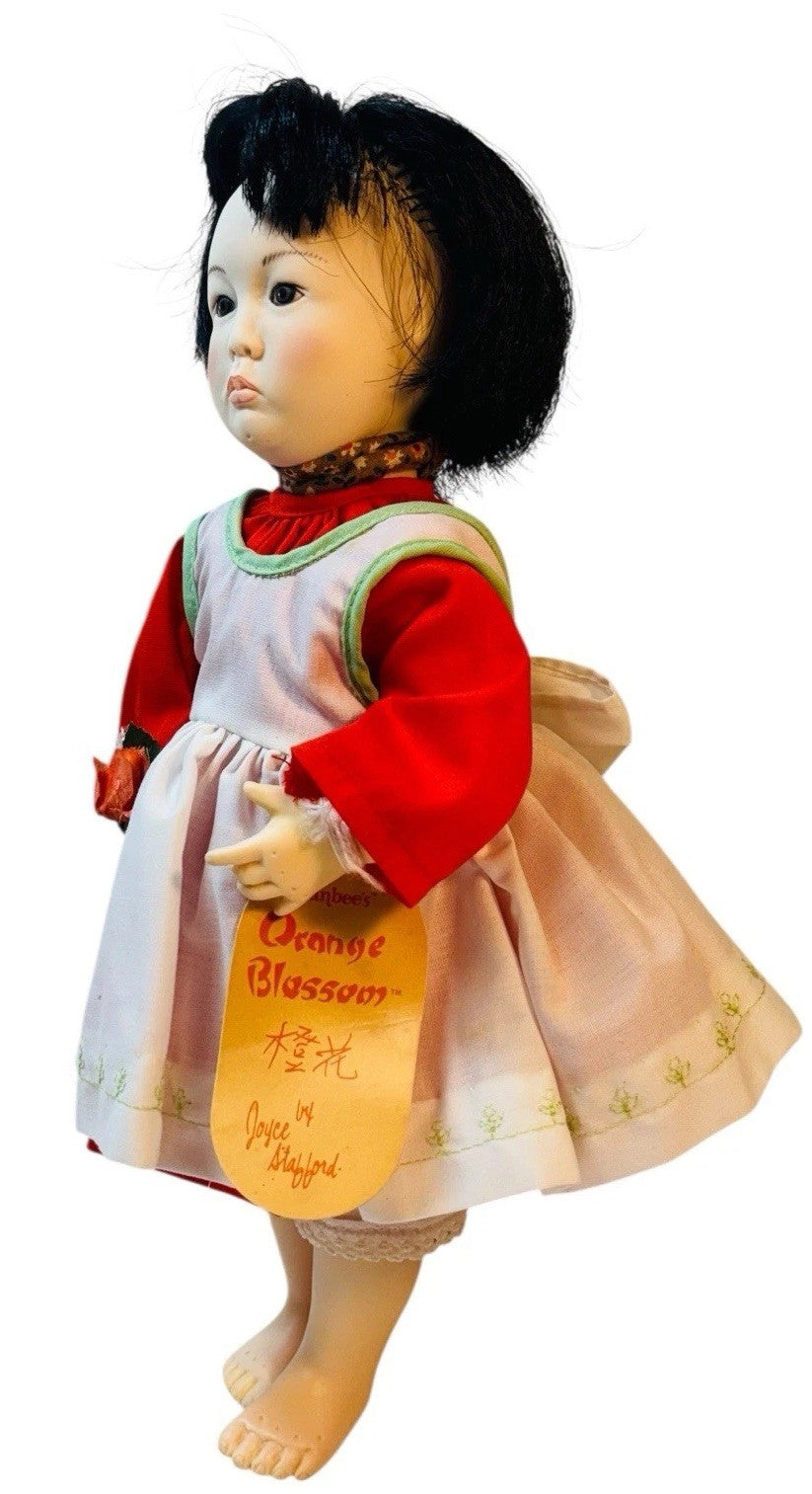 13" Effanbee Oriental Orange Blossom Doll Designed By Doll Artist Joyce Stafford