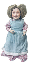 Danbury Mint J Belle Porcelain Doll "Is It Sweet Enough" Grandma in Apron 14"