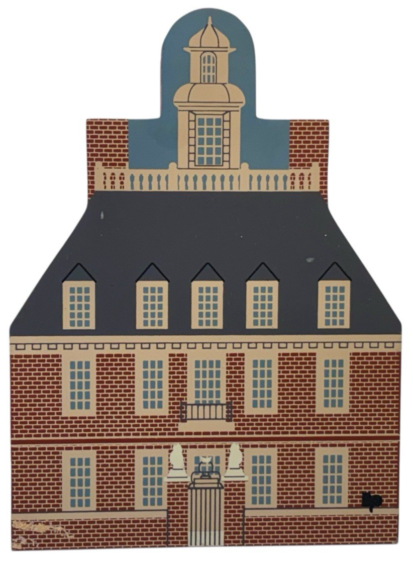 The Cat's Meow Wooden CLATON COUNTY COURTHOUSE 1890 ~ WILLIAMSBURG GOV PALACE 93