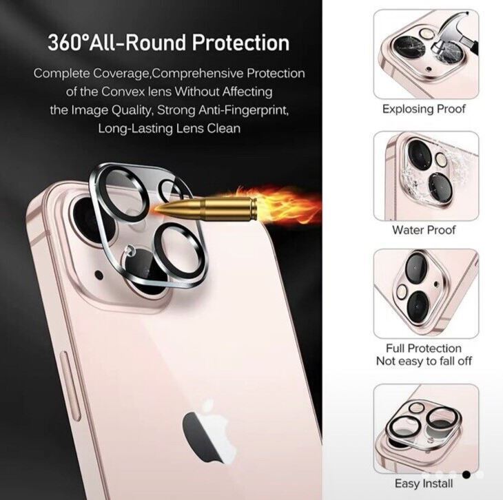 NEW iPhone 14 Max Tempered Glass Screen & Camera Lens Protector Super Strength