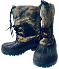 Crater Ridge Mens Camo Duck Boots Size 8 Brown Slip On Lace Up Tight Insulated