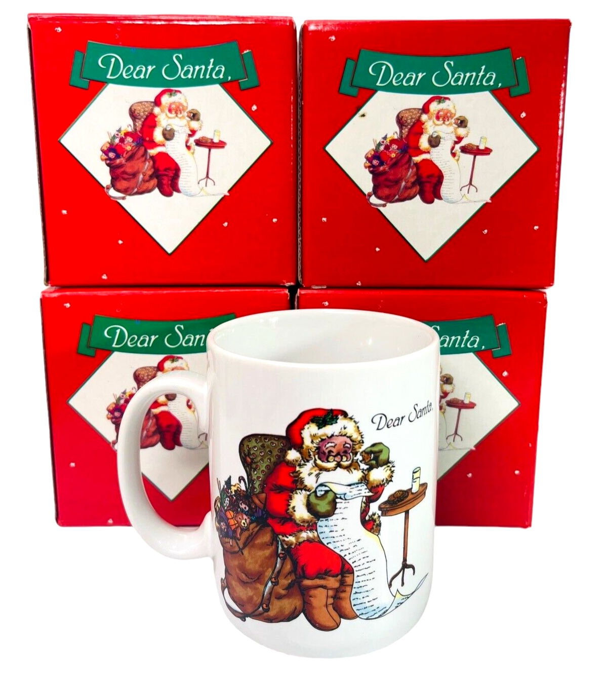 Coffee Mug Dear Santa STYLE #DS-1, DISTRIBUTED BY AMC. NEW.