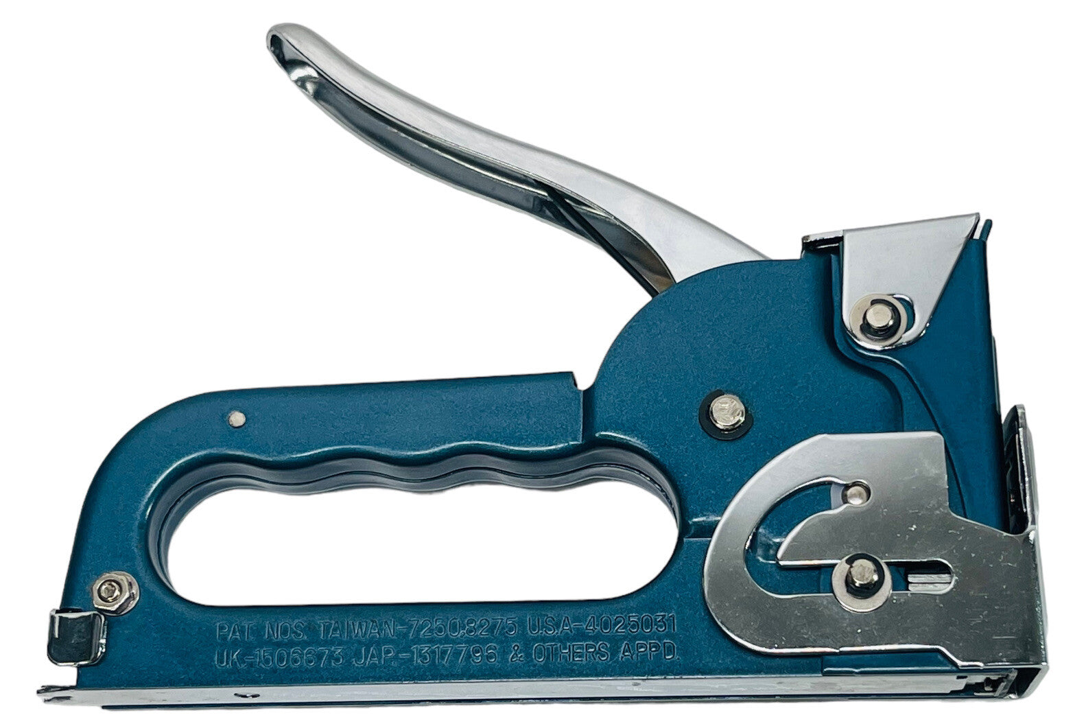 Heavy Duty Staple Gun Blue w/Original Spring - Vintage