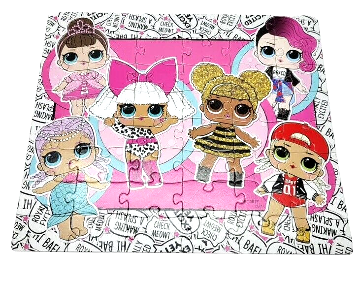 2 LOL Mini Dolls, LOL Surprise Tin Lunch Box, & 48 Pc Cardinal Puzzle.