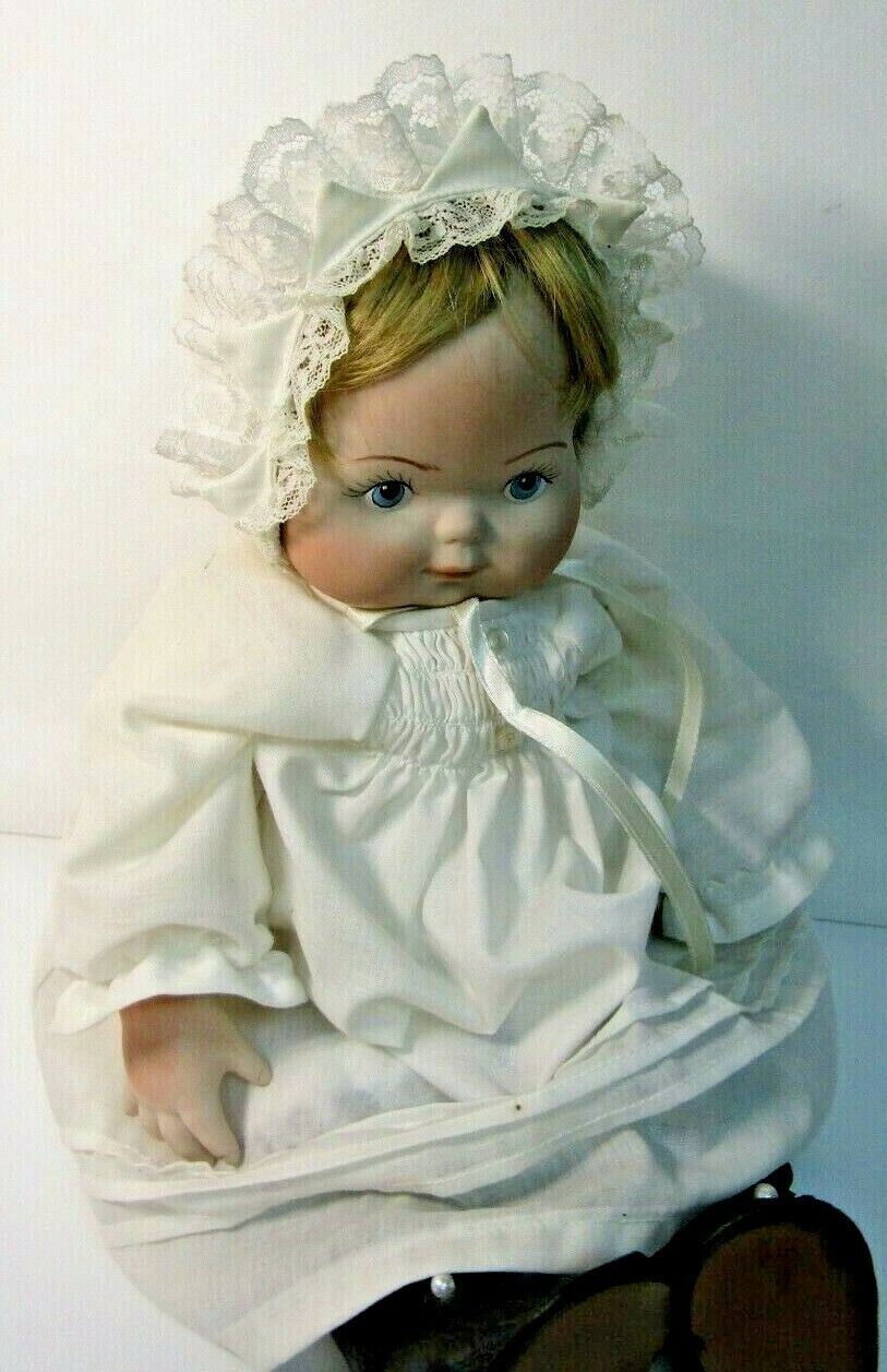 Appletown Creations 1985 Porcelain Doll Baby of Liberty Signed~Official Licensee