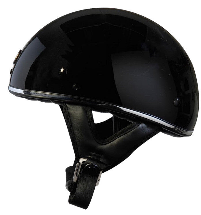 TORC T5 Retro Motorcycle Helmet DOT 3XL, Fiberglass Cruiser Half Shell Open Face