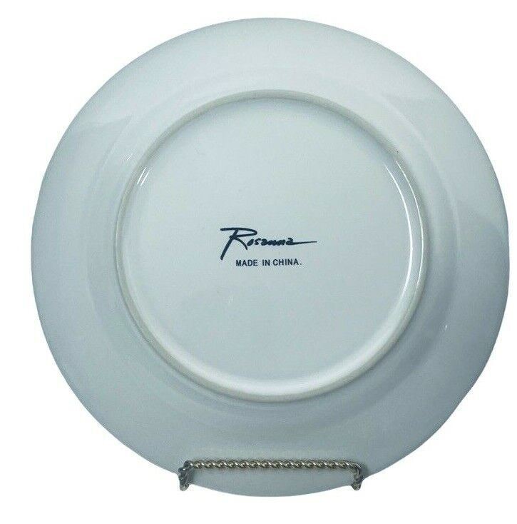 ROSANNA DECORATIVE DESSERT PLATES~SPECIALITE HUILE D’OLIVE SET-4 COLLECTION