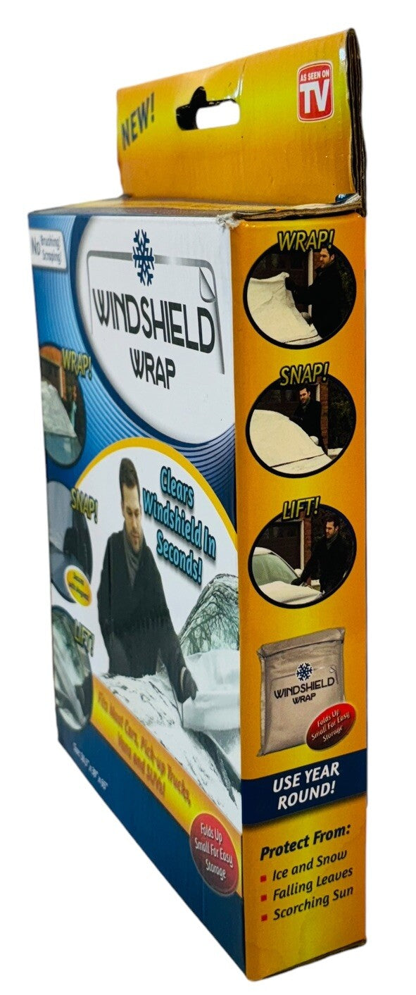WindShield Car Wrap!  Magnetic Snaps AS SEEN ON TV "NEW IN BOX NEW IN BOX".